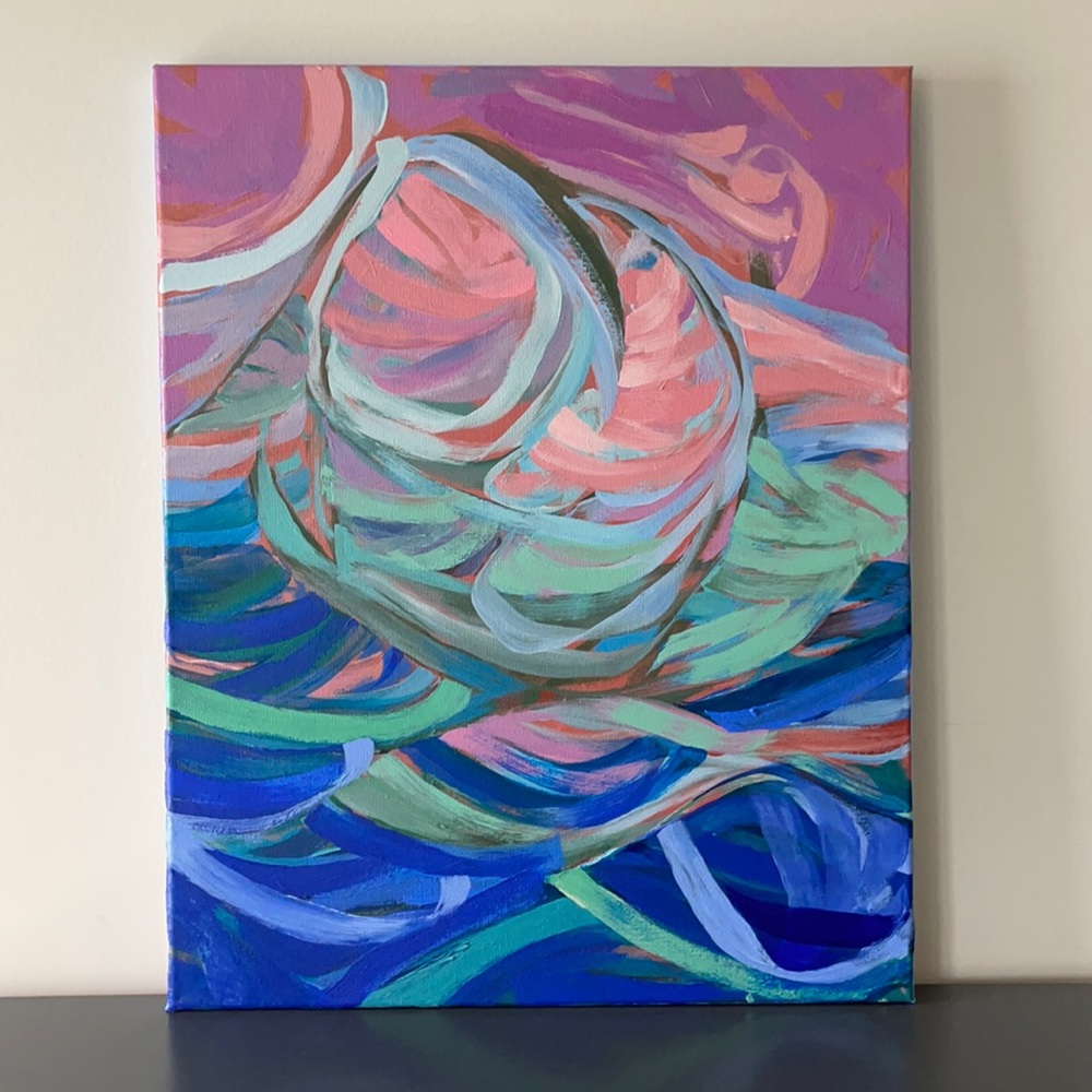 Original abstract painting on canvas